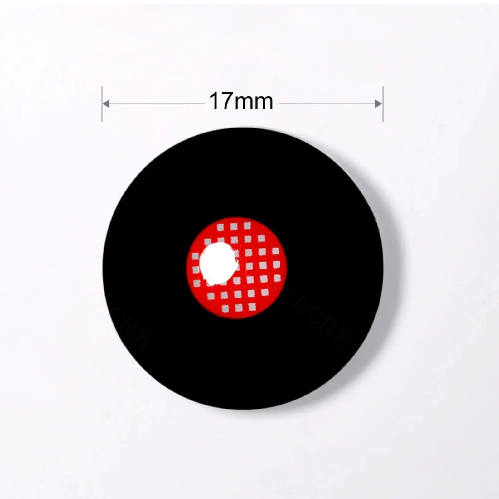 17mm Black Mesh Mini Sclera Contacts - Image 3