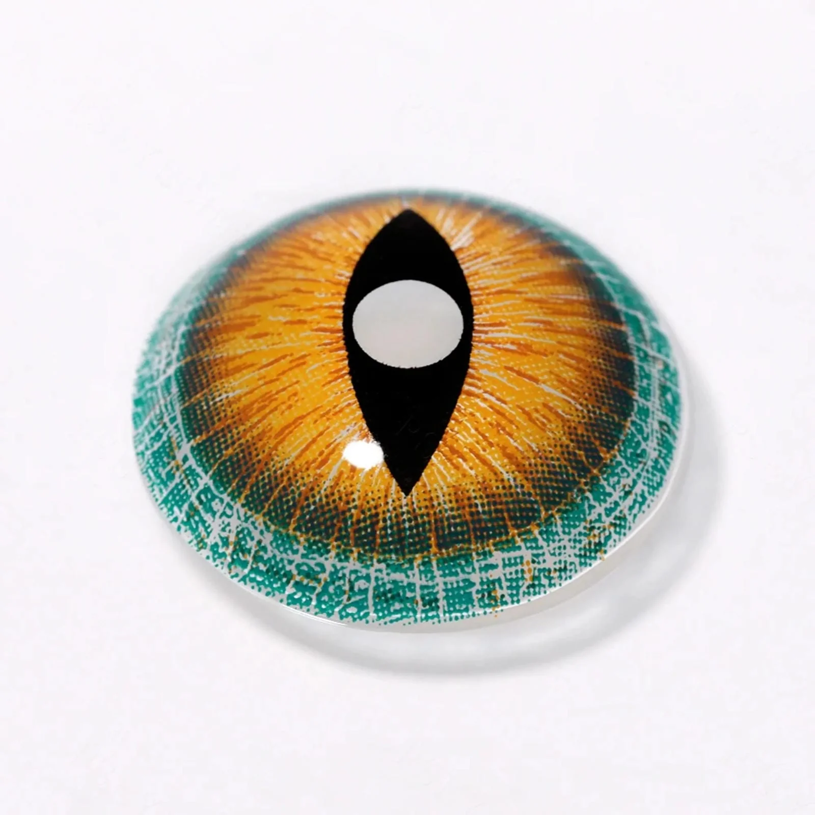 17mm Brown Lizard Mini Sclera Contacts - Image 4