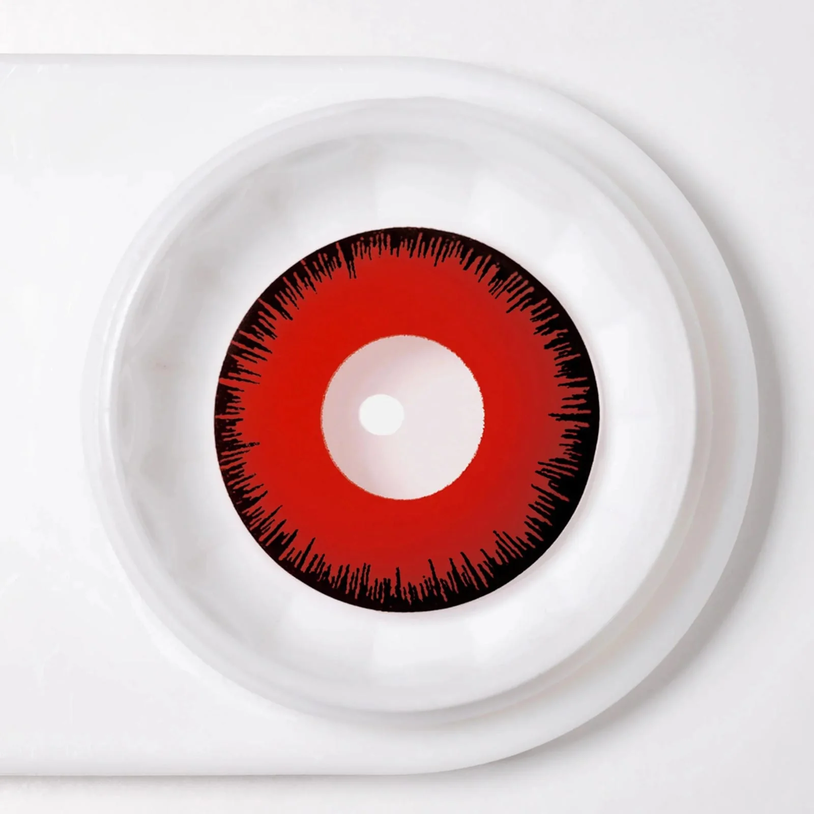 17mm Red Werewolf Mini Sclera Contacts - Image 3