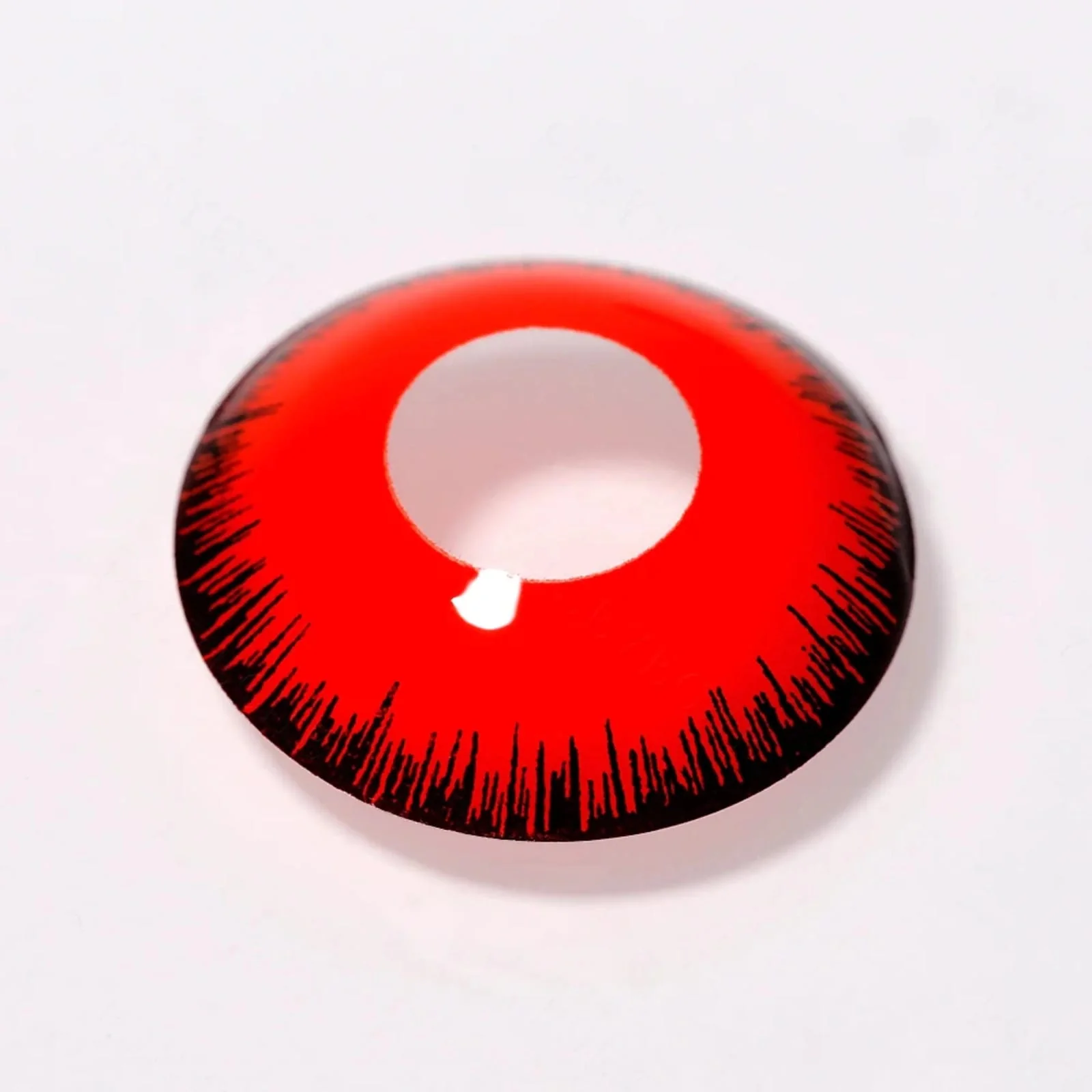 17mm Red Werewolf Mini Sclera Contacts - Image 4