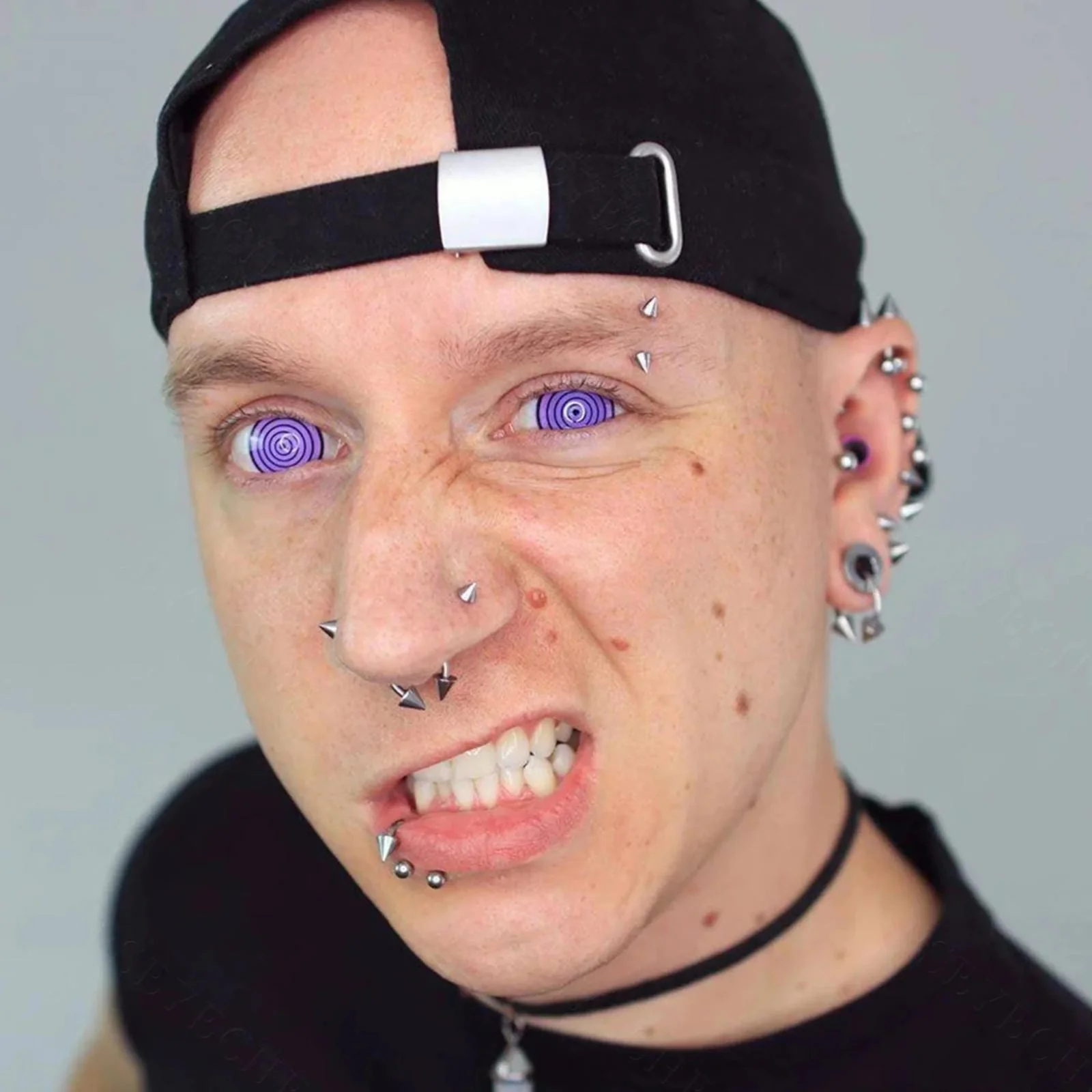 17mm Sharingan Rinnegan Purple Mini Sclera - Image 3