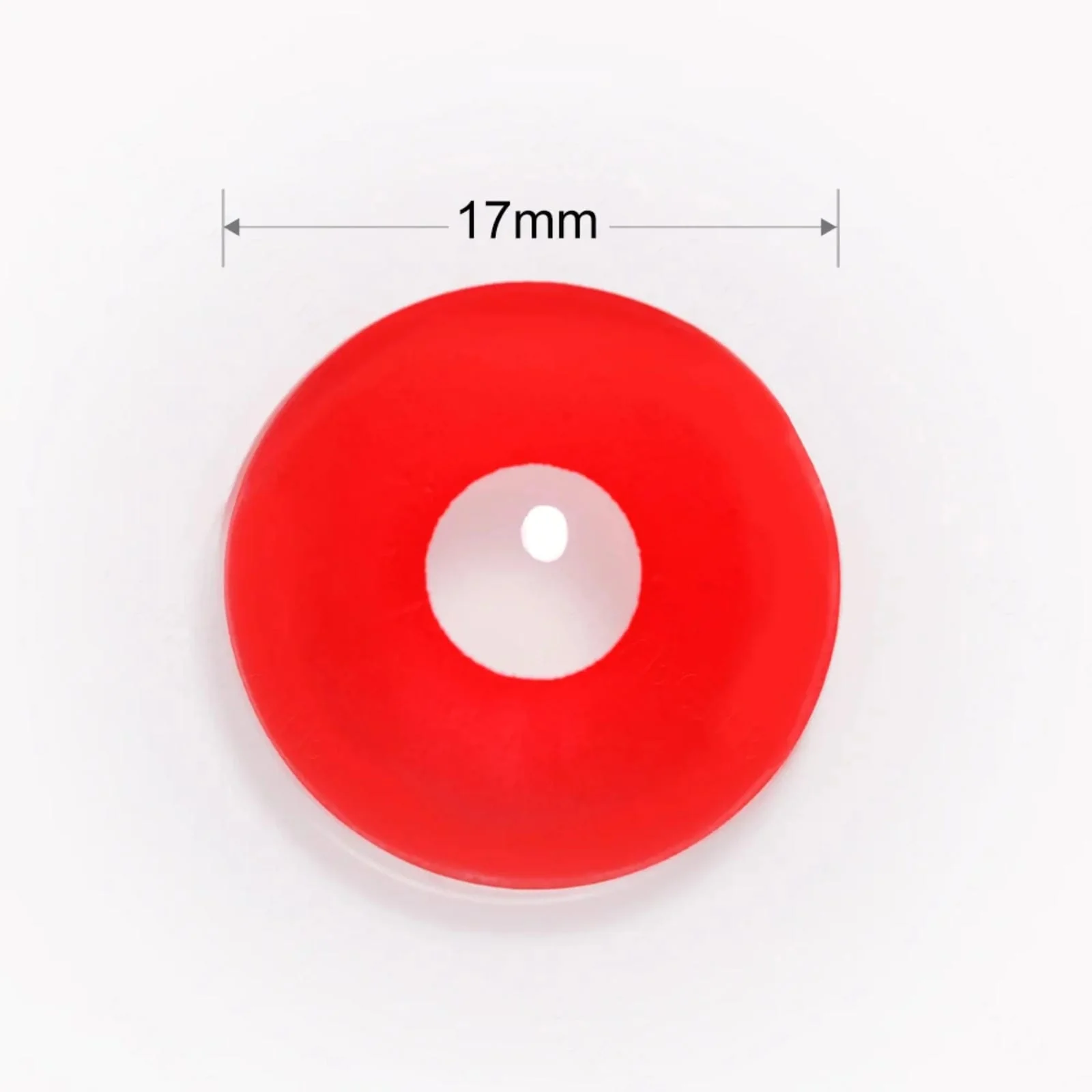 17mm UV Glow Red Mini Sclera Contacts - Image 4