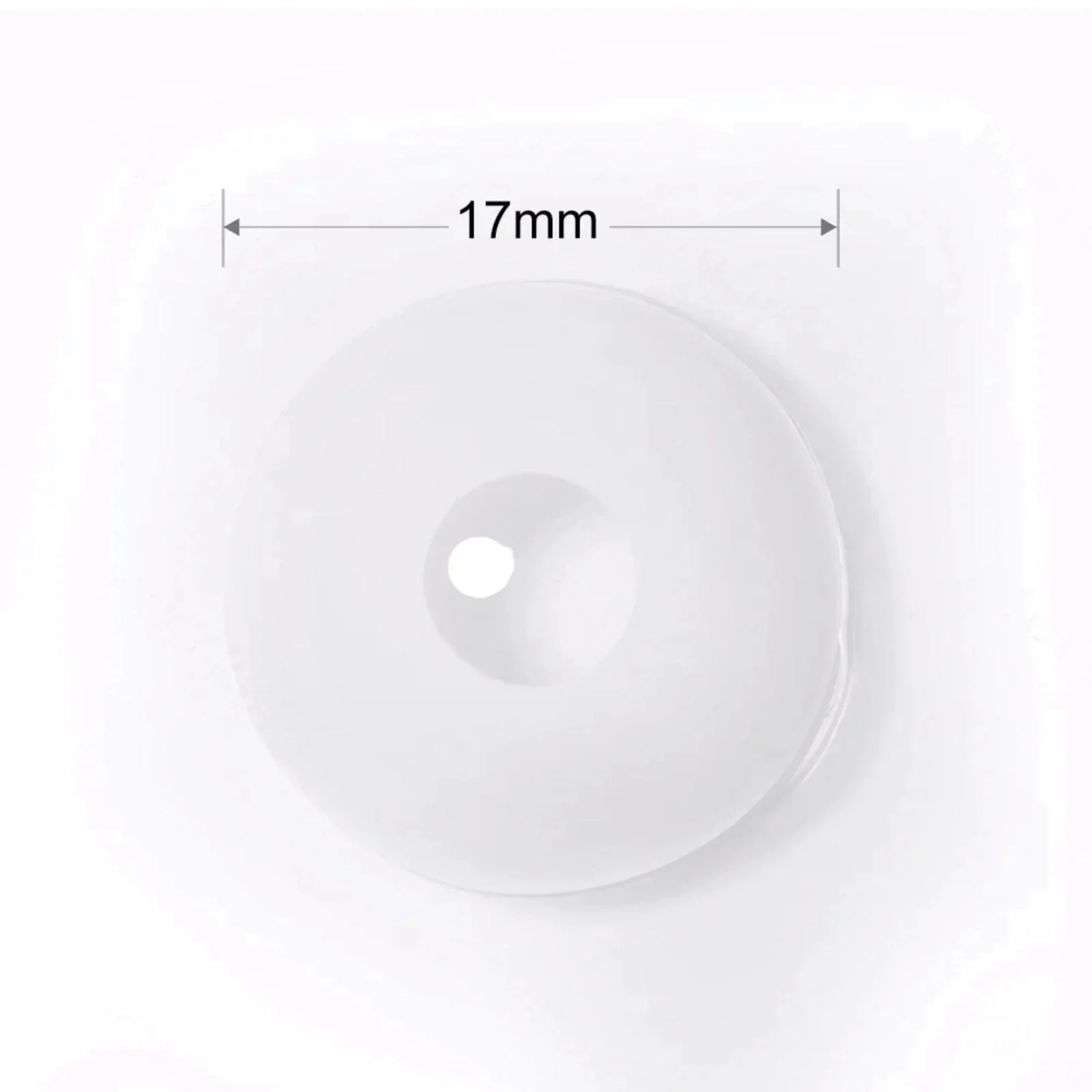 17mm UV Glow White Mini Sclera Contacts - Image 4