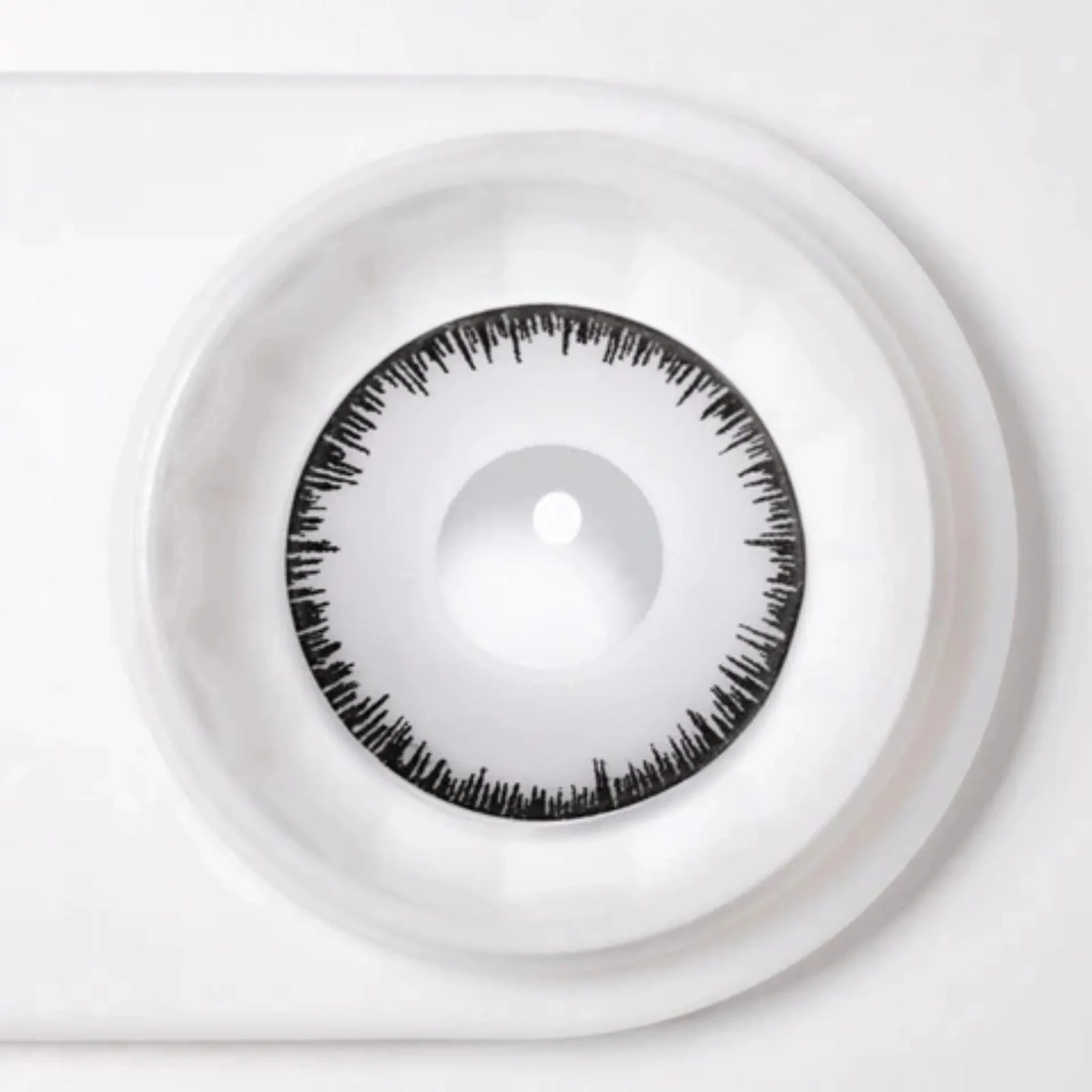 17mm White Werewolf Mini Sclera Contacts - Image 3