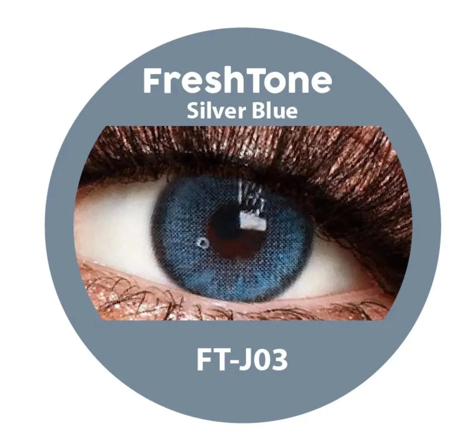 2 Tone FreshTone Silver Blue Jelly - Image 2