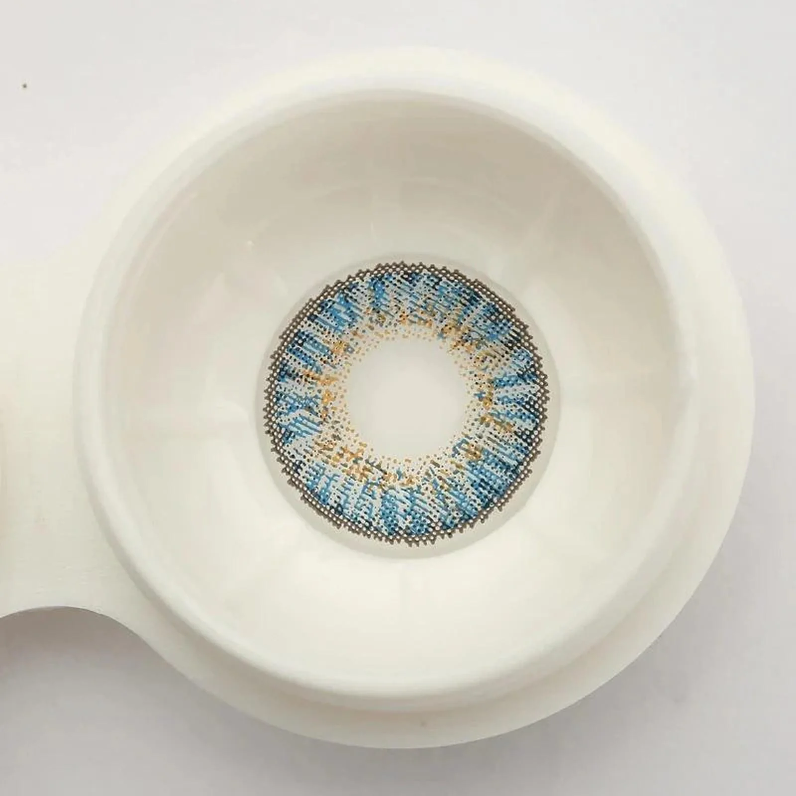 3 Tone Blue Coloured Contacts - Image 6
