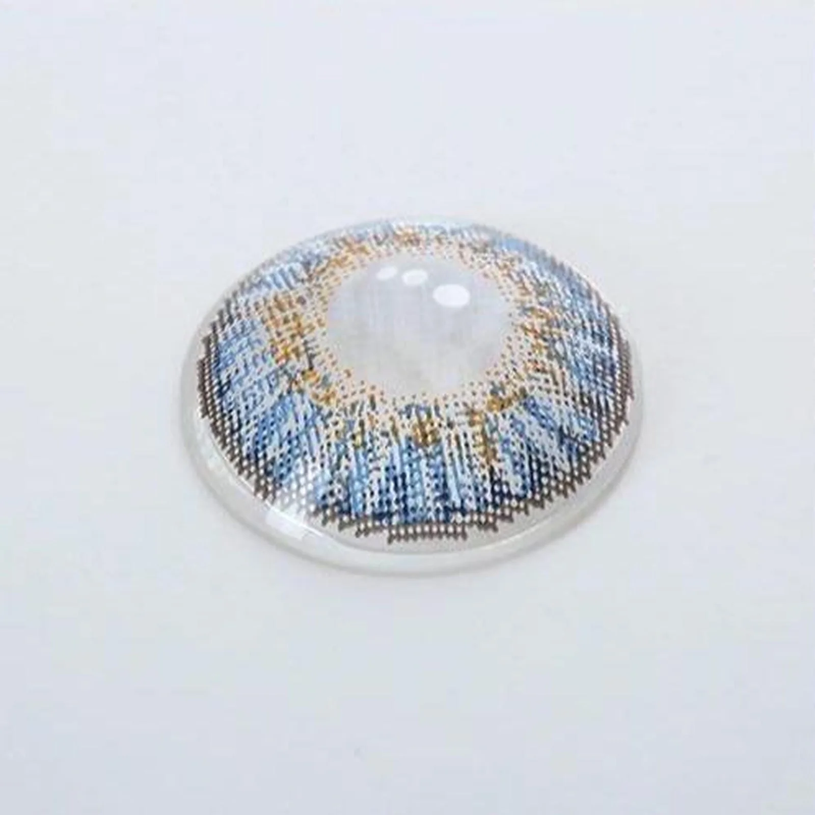 3 Tone Blue Coloured Contacts - Image 7
