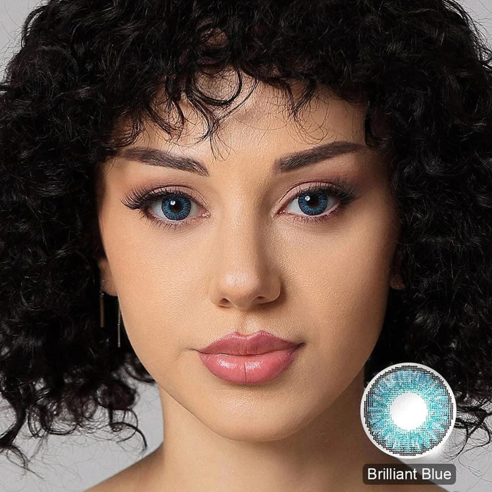 3 Tone Brilliant Blue Coloured Contacts - Image 4