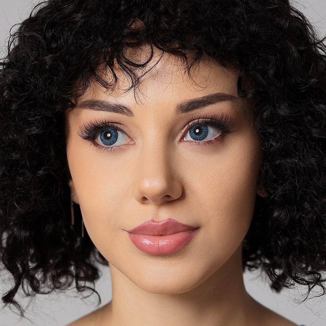 3 Tone Brilliant Blue Coloured Contacts - Image 6