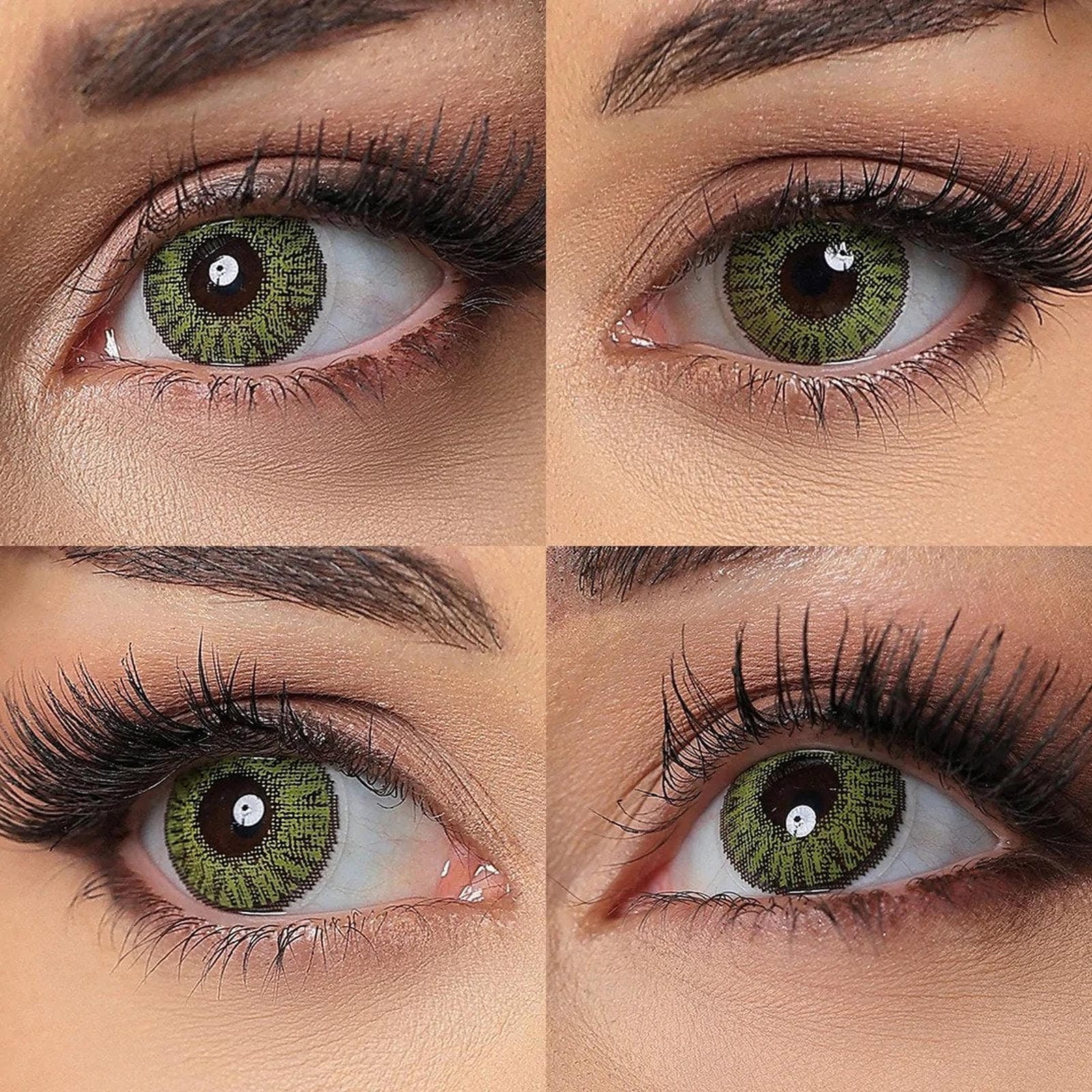 3 Tone Gemstone Green Contact Lenses - Image 2