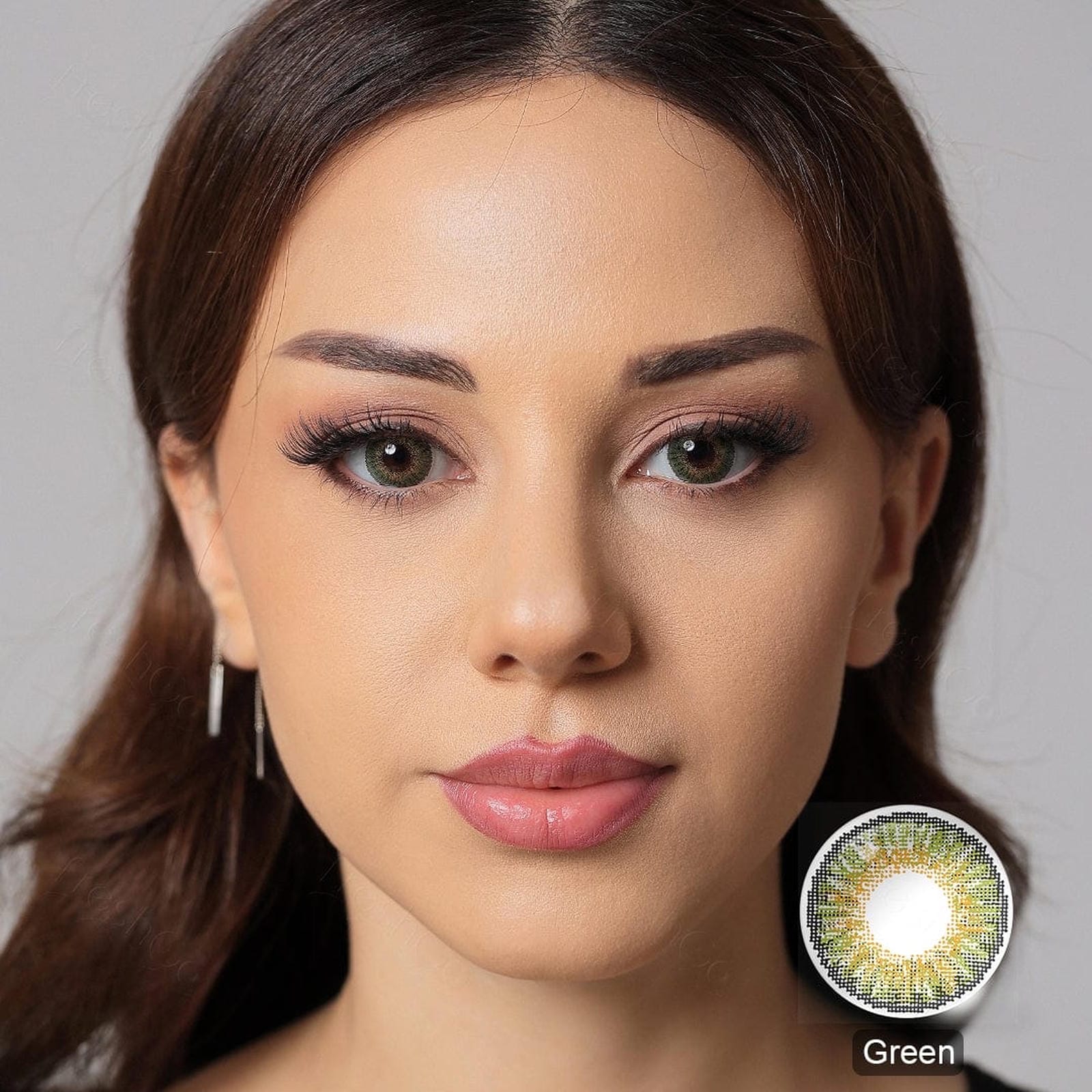 3 Tone Green coloured Contacts - Image 3