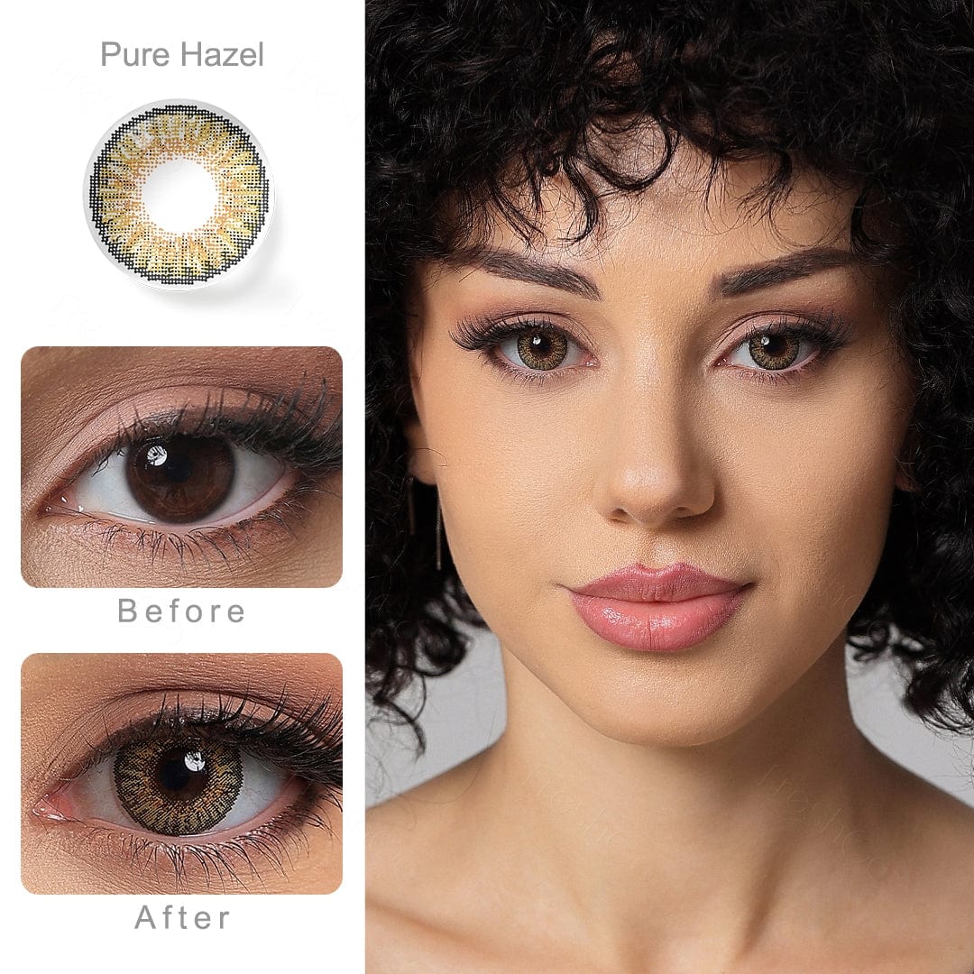 3 Tone Pure Hazel Coloured Contacts - Image 8