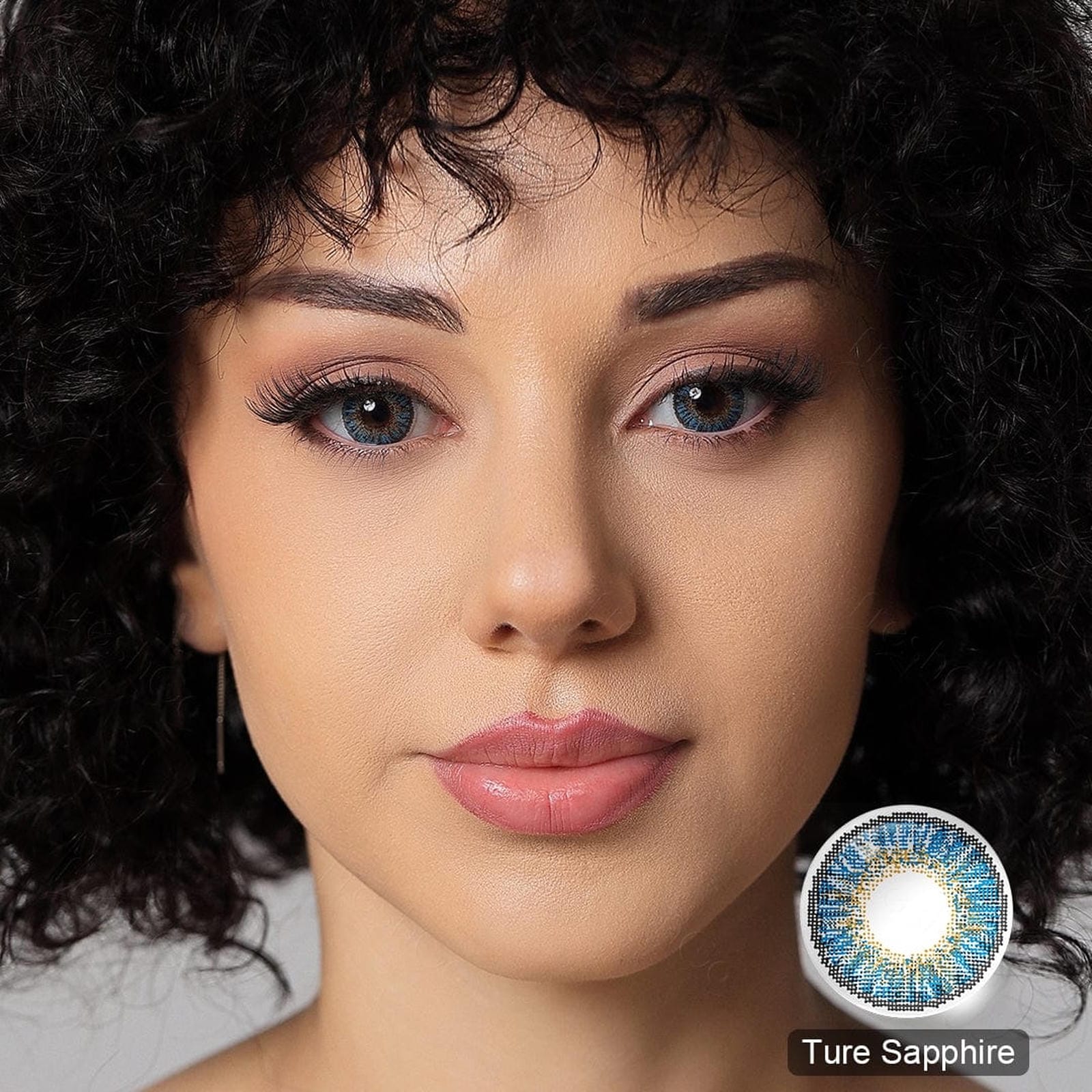 3 Tone True Sapphire Colored Contacts - Image 4