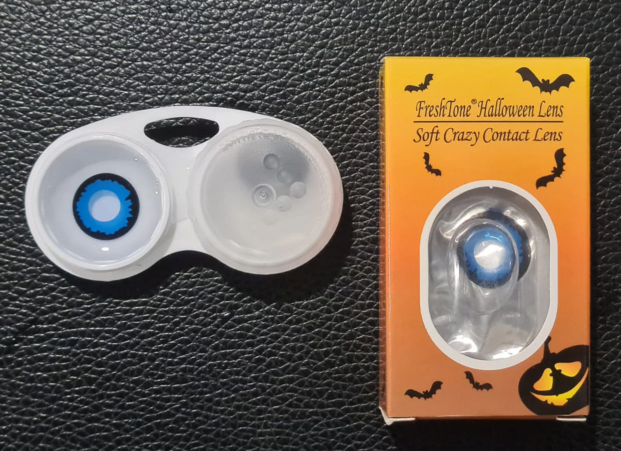 Angelic Blue Contact Lenses - Image 4