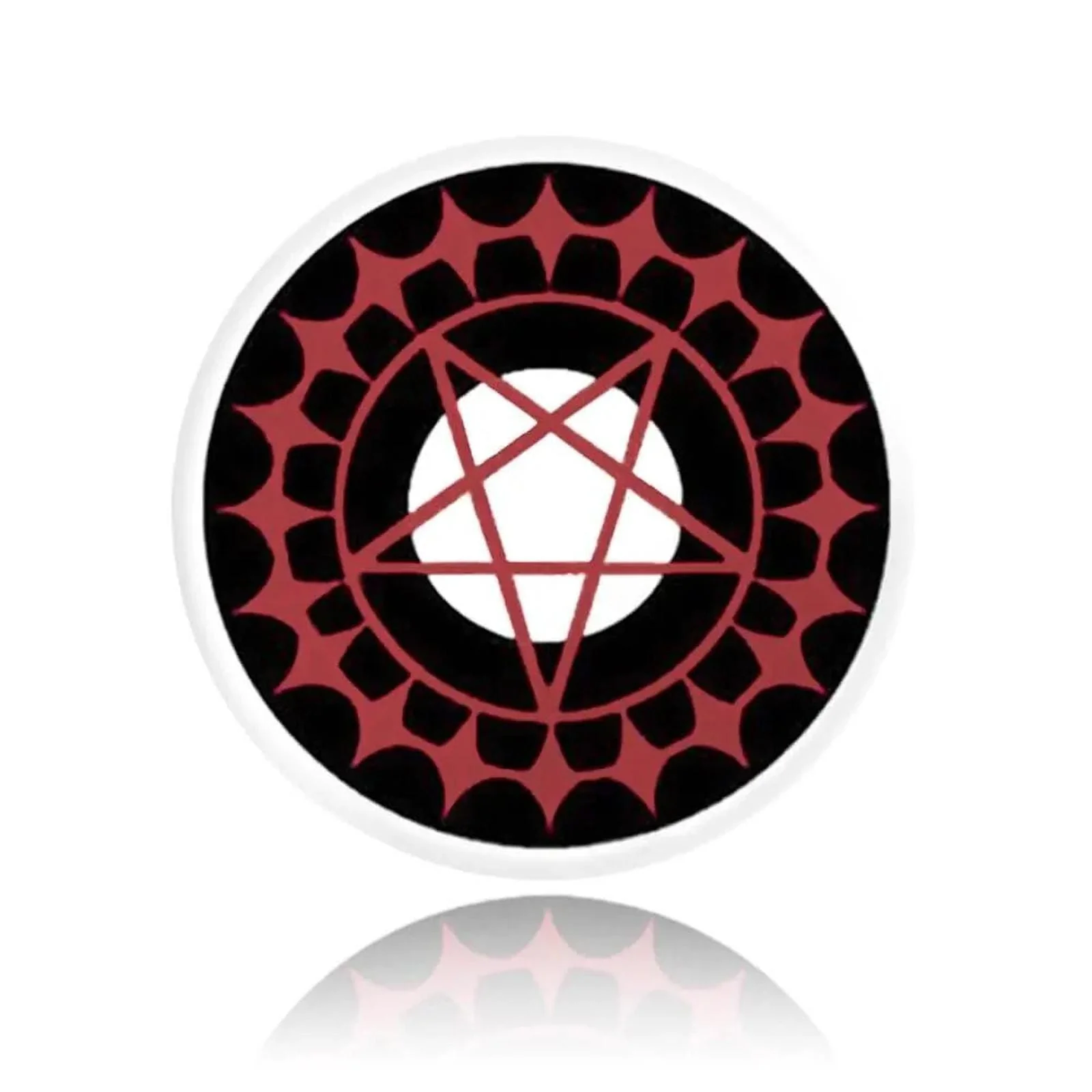 Black Contract Halloween contact lenses - Image 5