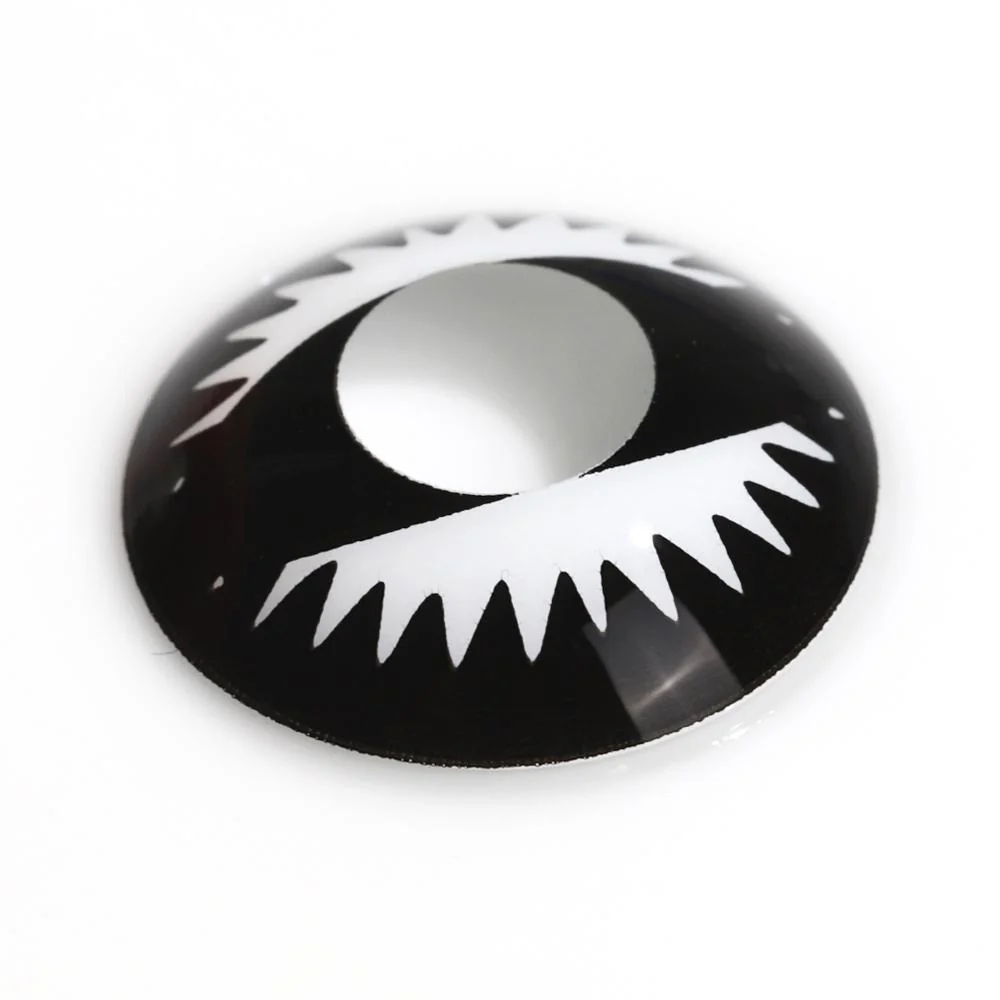 Black Dragon Eye Halloween Contacts - Image 4