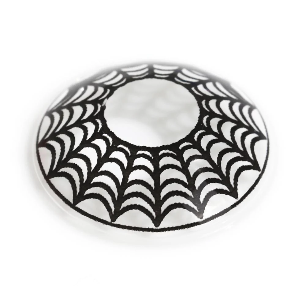 Black Web Halloween Contacts - Image 4