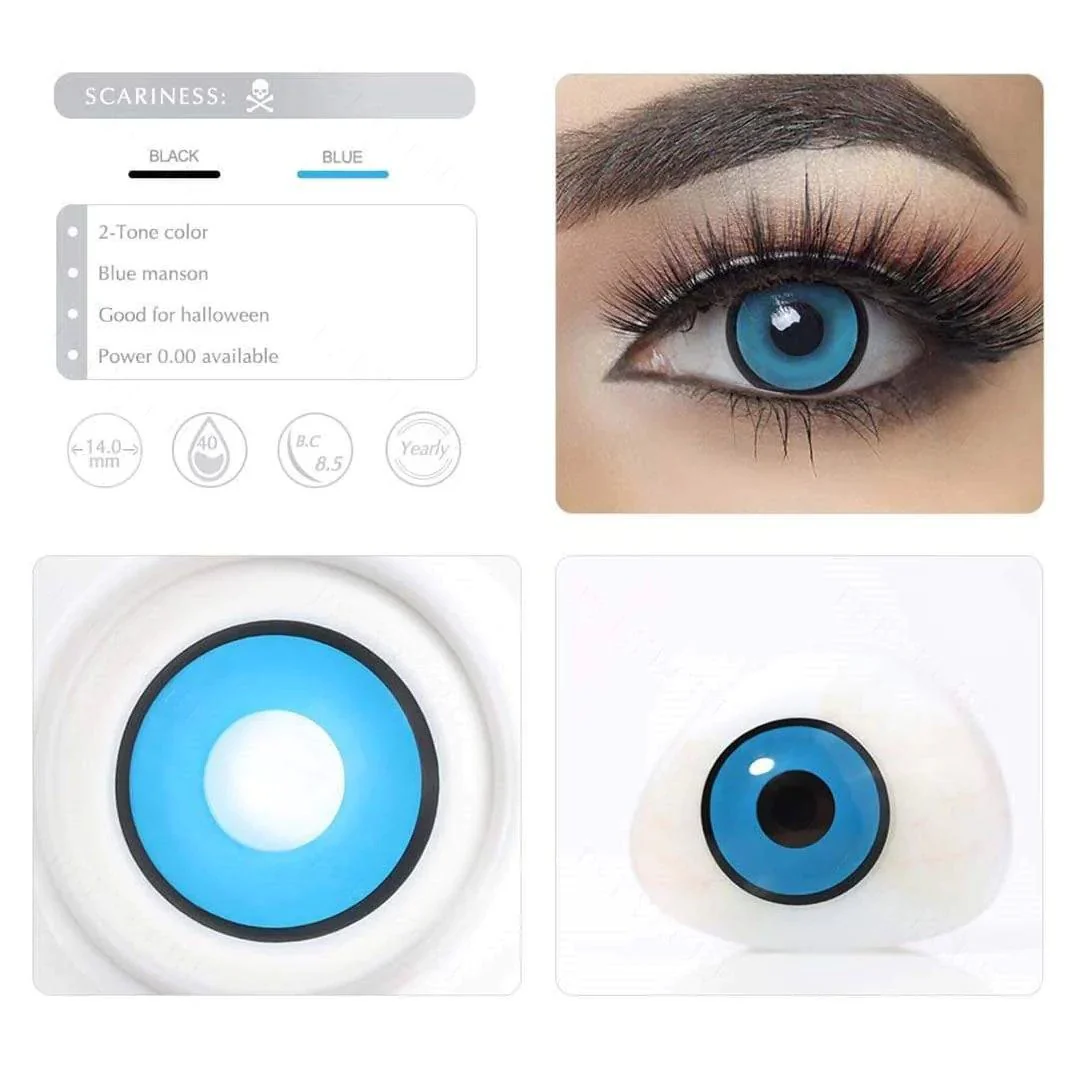 Blue Manson Halloween Contacts - Image 6