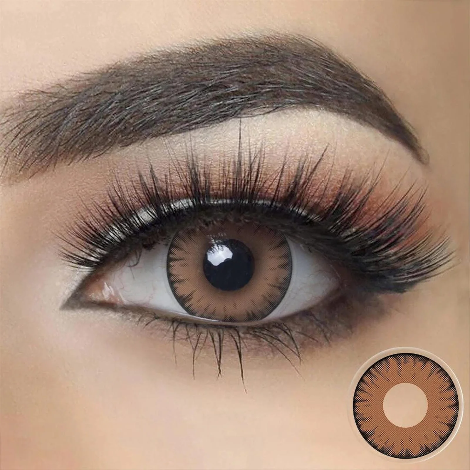 Dark Brown Vampire Halloween Contacts