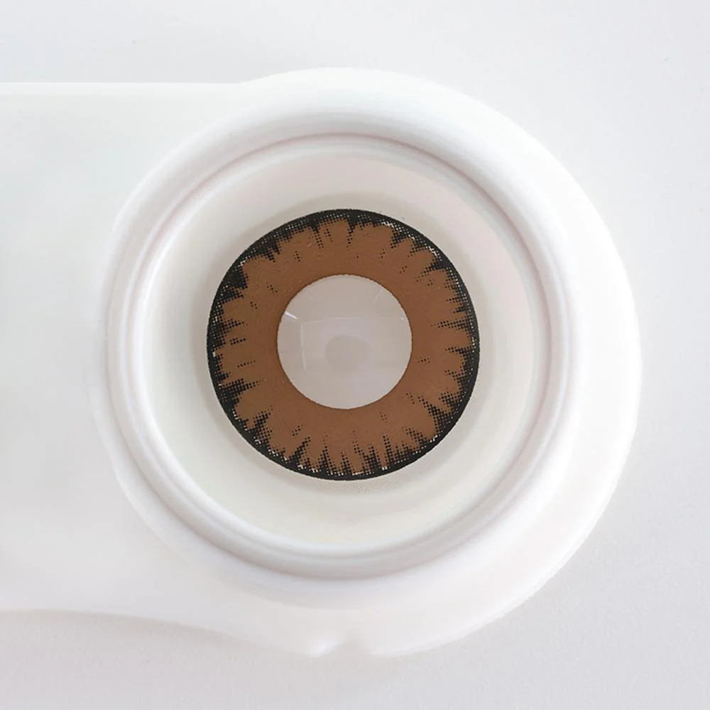 Dark Brown Vampire Halloween Contacts - Image 3