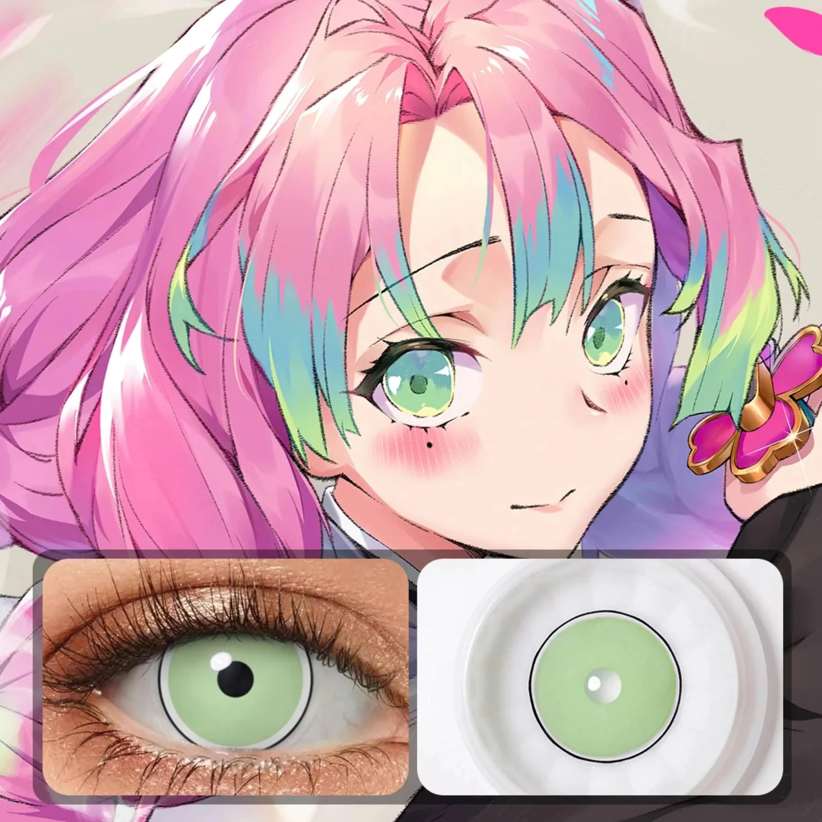 Demon Slayer Mitsuri Eye Contacts - Image 2