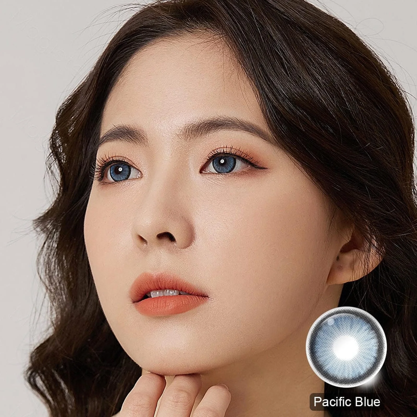 Diamond Pacific Blue Contact Lenses - Image 4