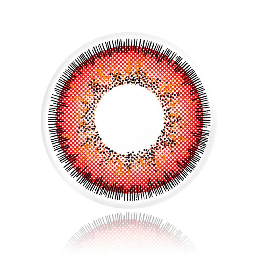 Envy Red Halloween Contacts - Image 3