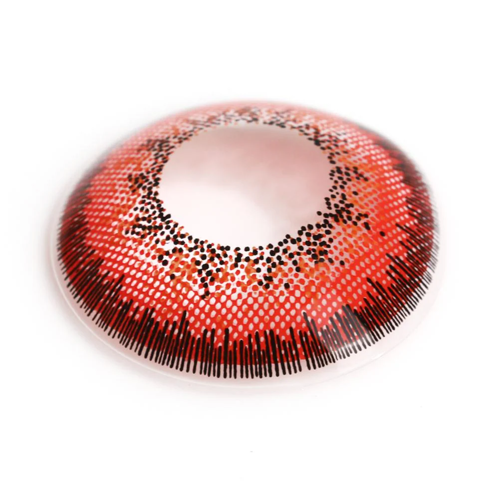 Envy Red Halloween Contacts - Image 4