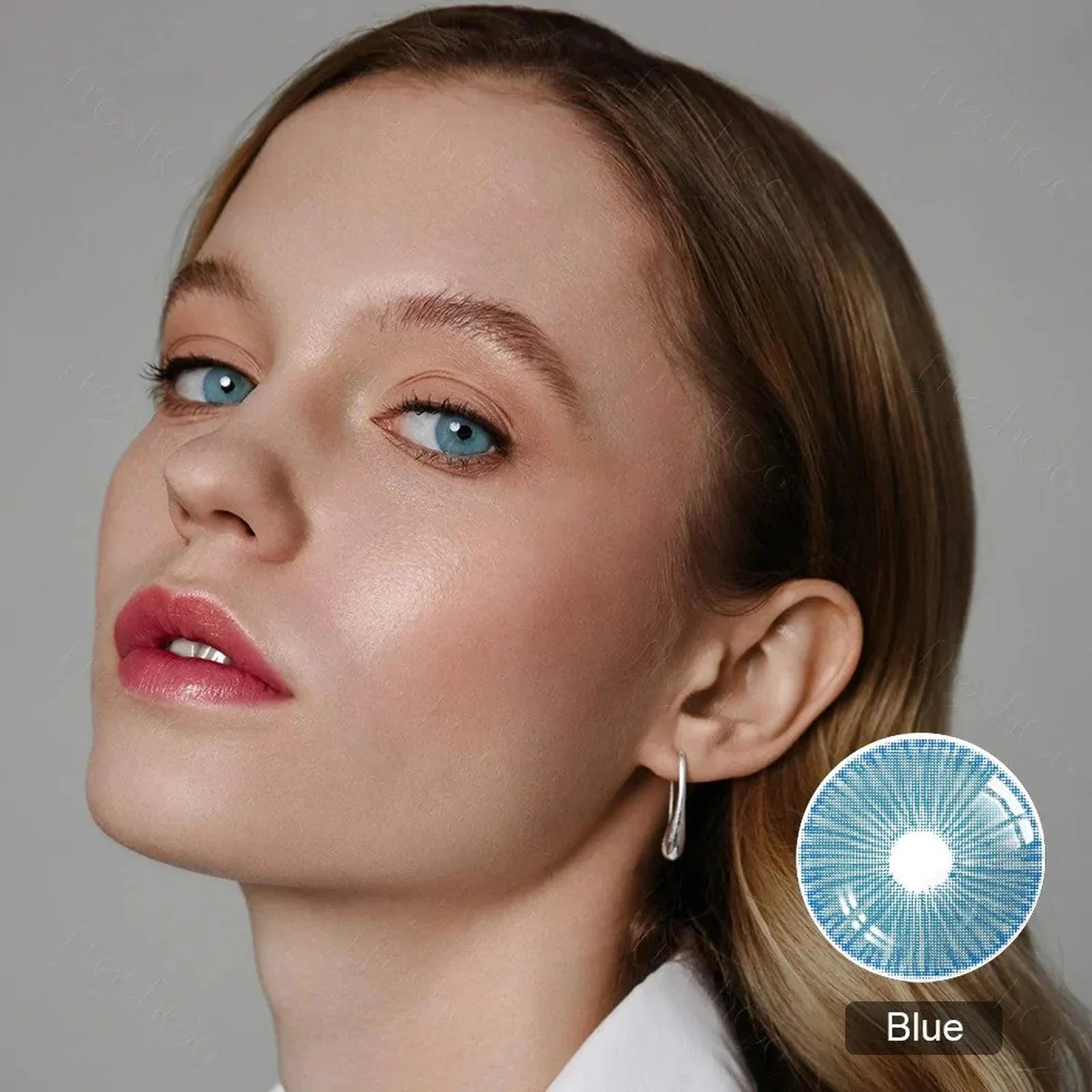Fiesta Blue Coloured Contact Lenses - Image 3