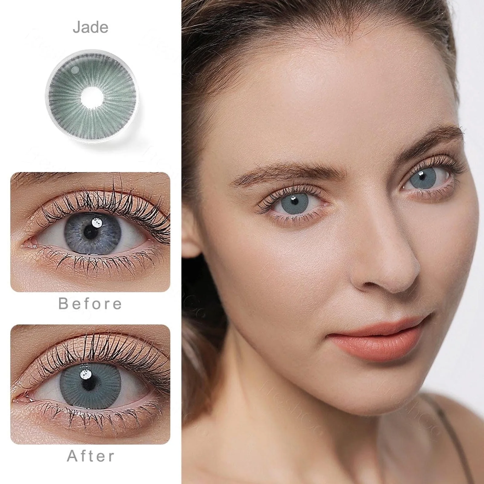 Fiesta Jade Coloured Contact Lenses - Image 5