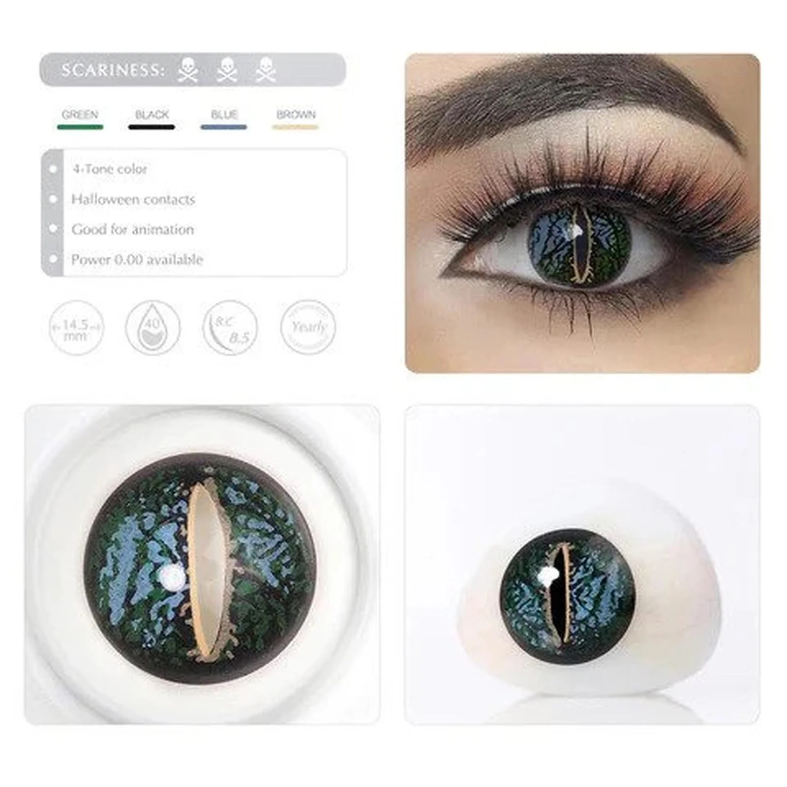 Green Lizard Eye - Image 3