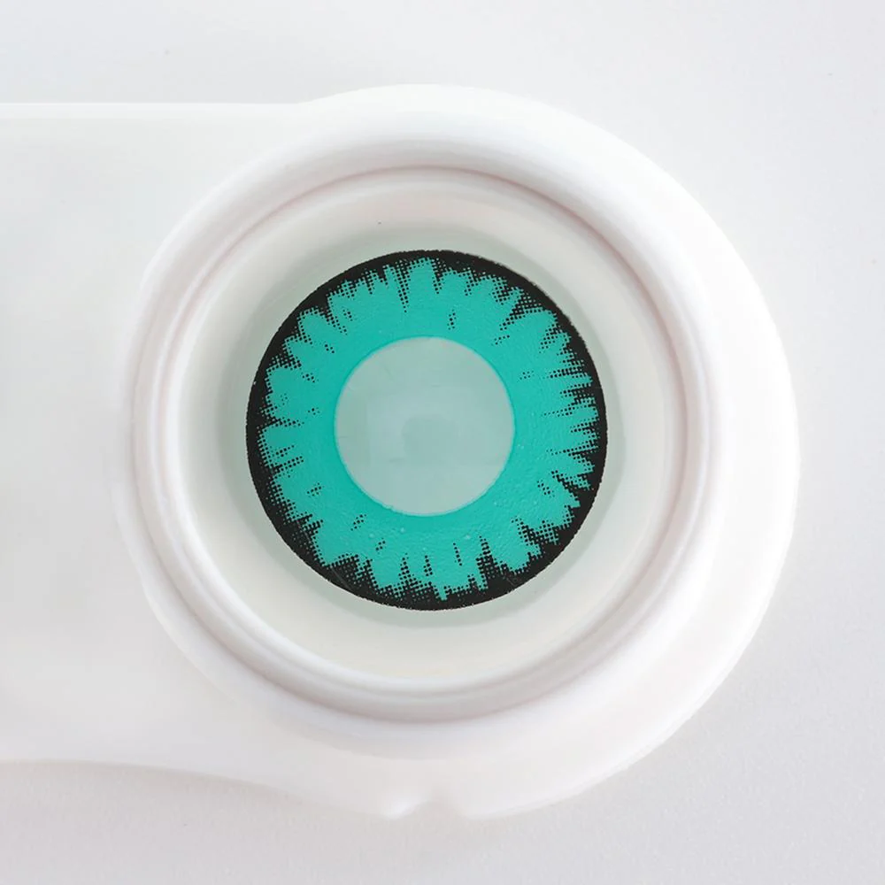 Green Vampire Halloween Contacts - Image 6