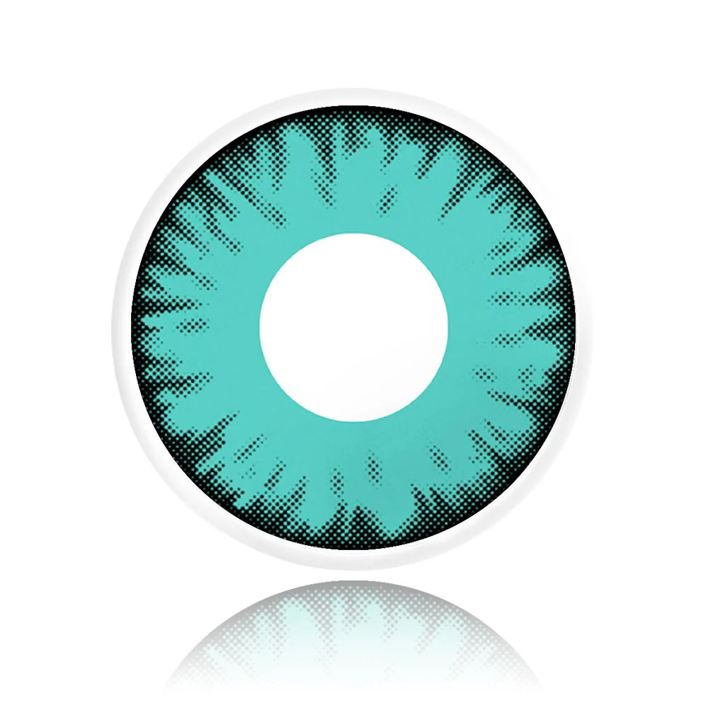 Green Vampire Halloween Contacts - Image 7