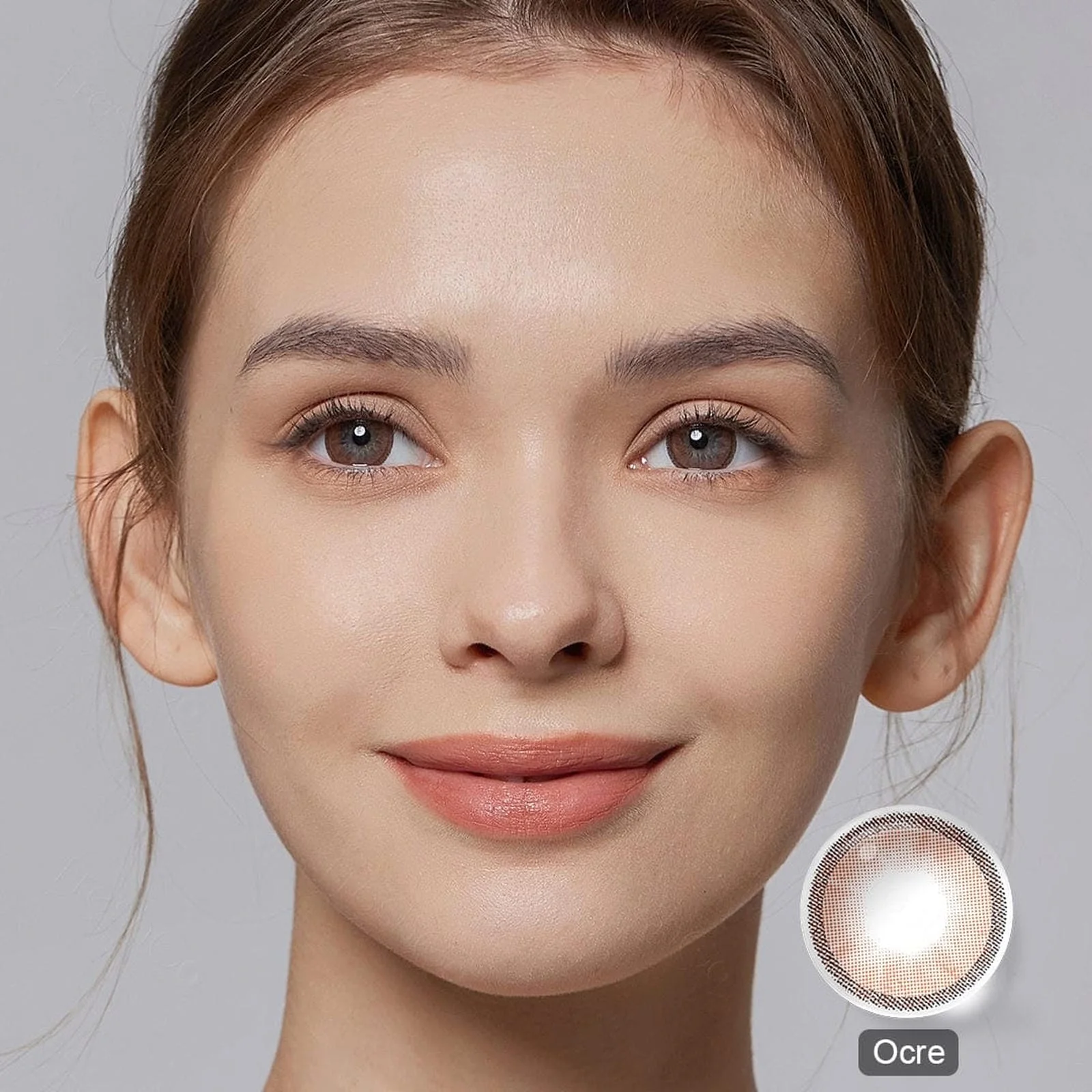 Hidrocharme Ocre Brown Coloured Contacts - Image 2