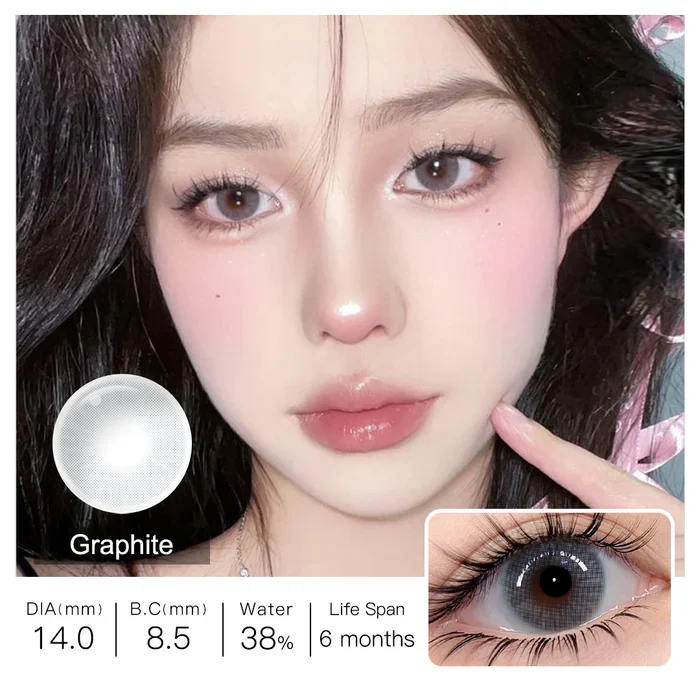 Hidrocor Graphite Colored Contacts - Image 2