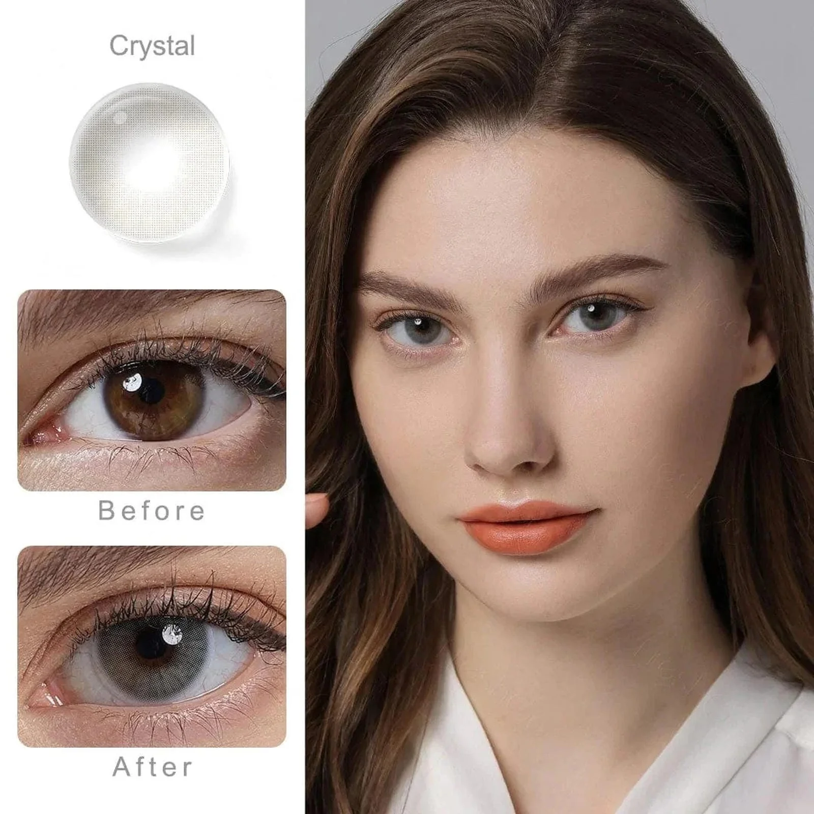 Hidrocor II - Crystal Gray Colored Contacts - Image 6