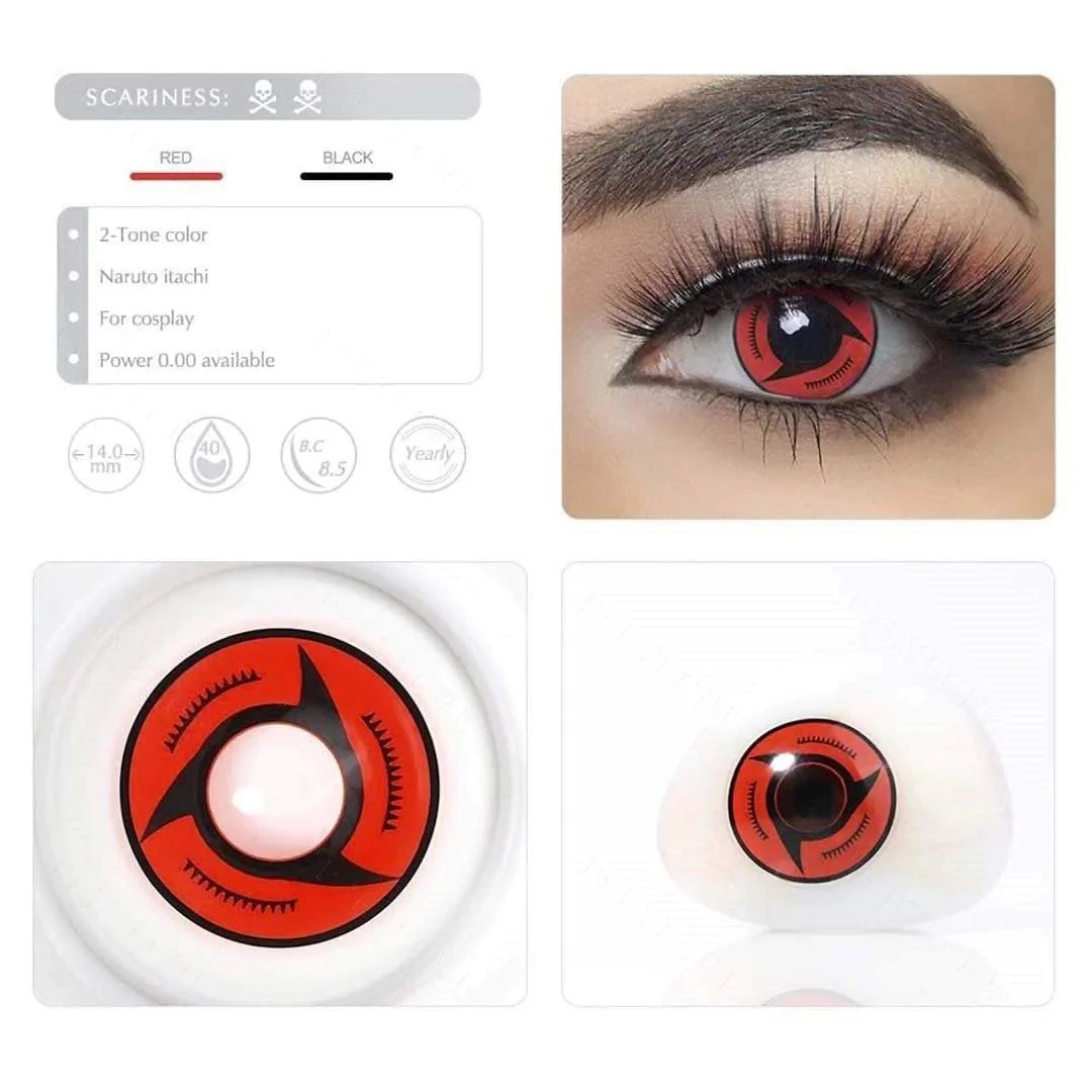 Itachi Uchiha Sharingan Contact Lenses - Image 4