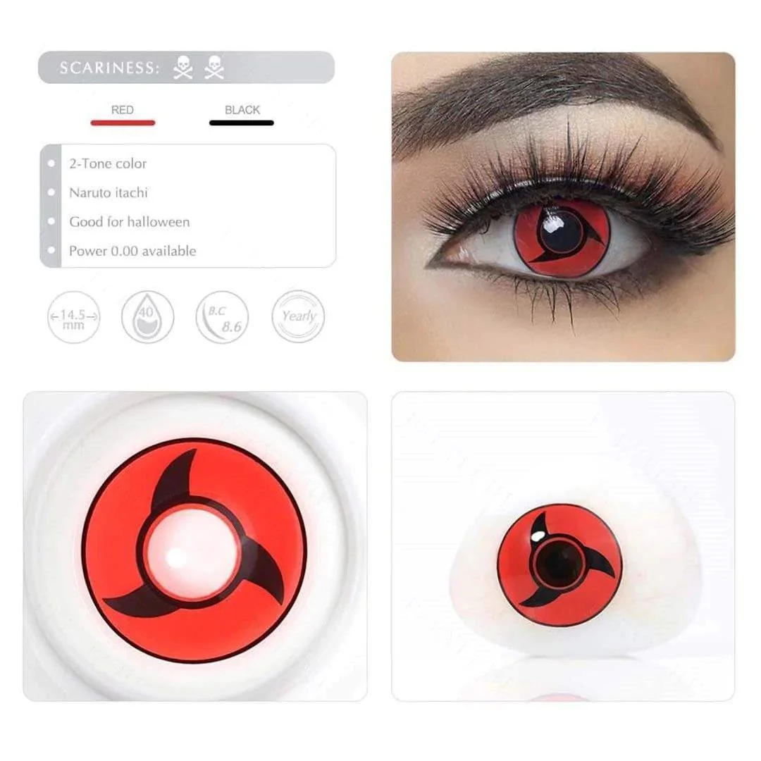 Naruto Itachi Sharingan Cosplay Contacts - Image 6
