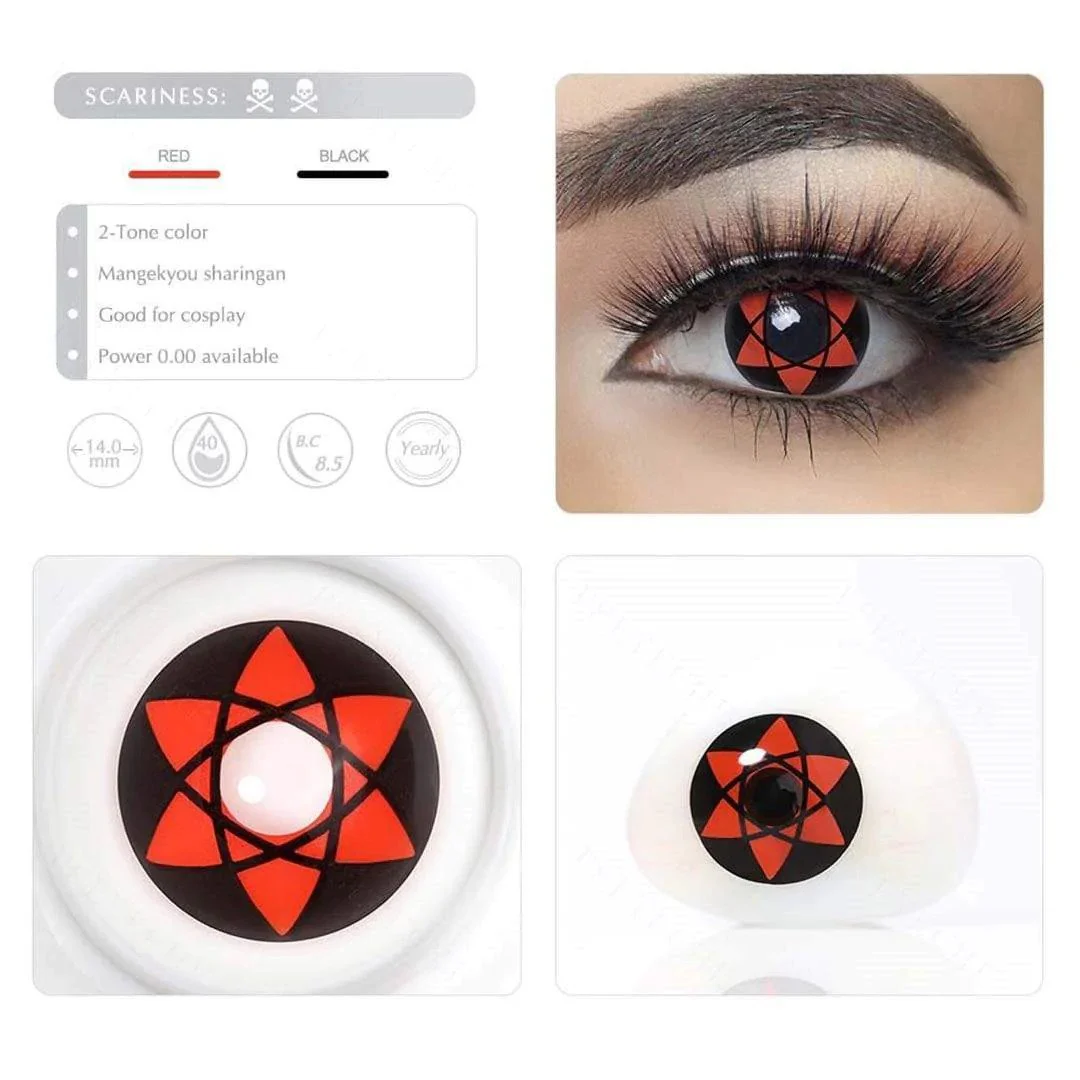 Sasuke Mangekyou Sharingan Cosplay Contacts - Image 7