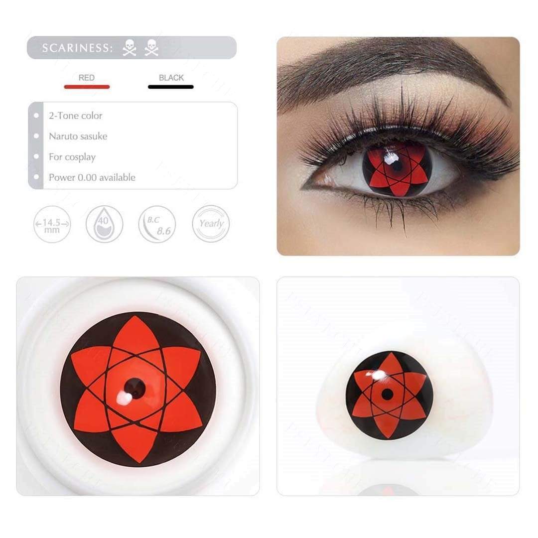 Naruto Sasuke Cosplay Contacts - Image 3