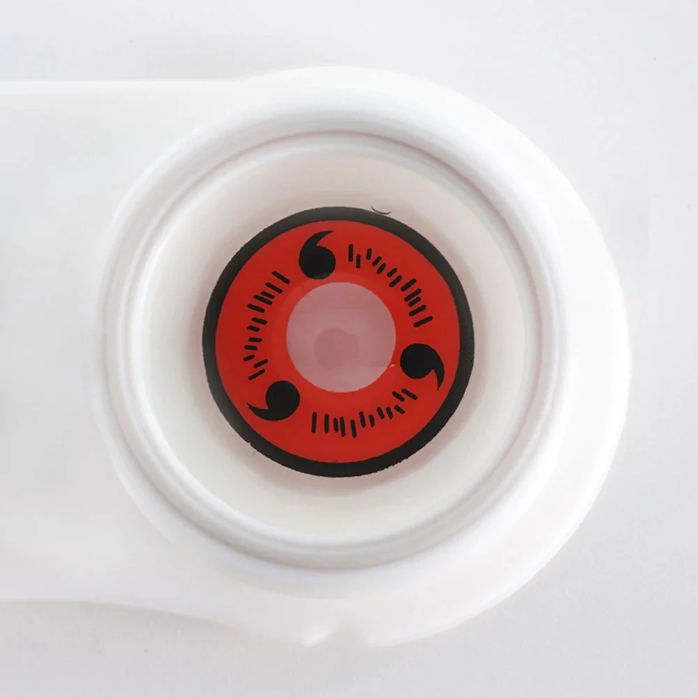Naruto Sasuke Red Sharingan Cosplay Contacts - Image 10