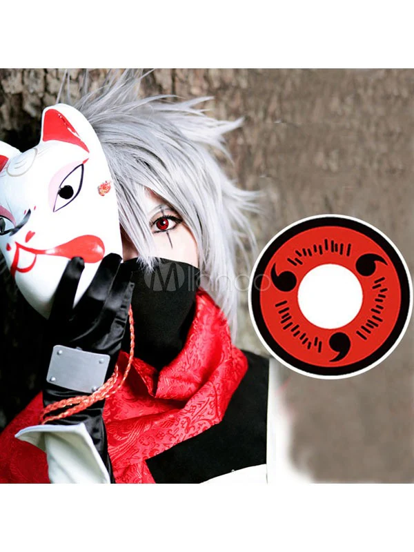 Naruto Sasuke Red Sharingan Cosplay Contacts - Image 5