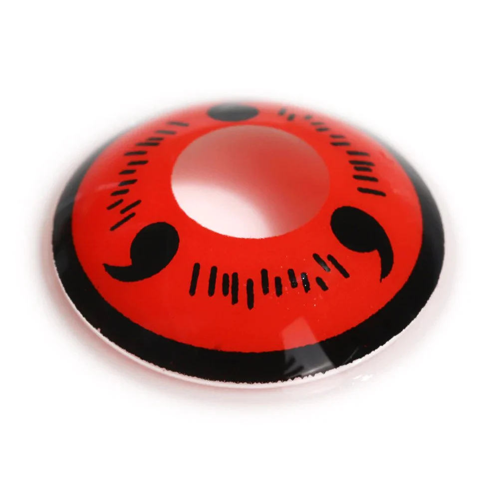 Naruto Sasuke Red Sharingan Cosplay Contacts - Image 9
