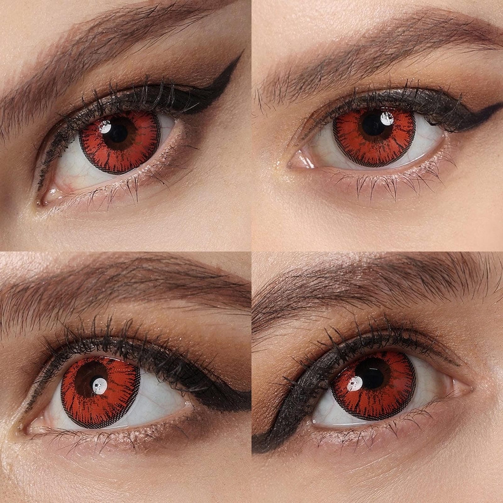 Nonno Deep Red Coloured Contacts - Image 2