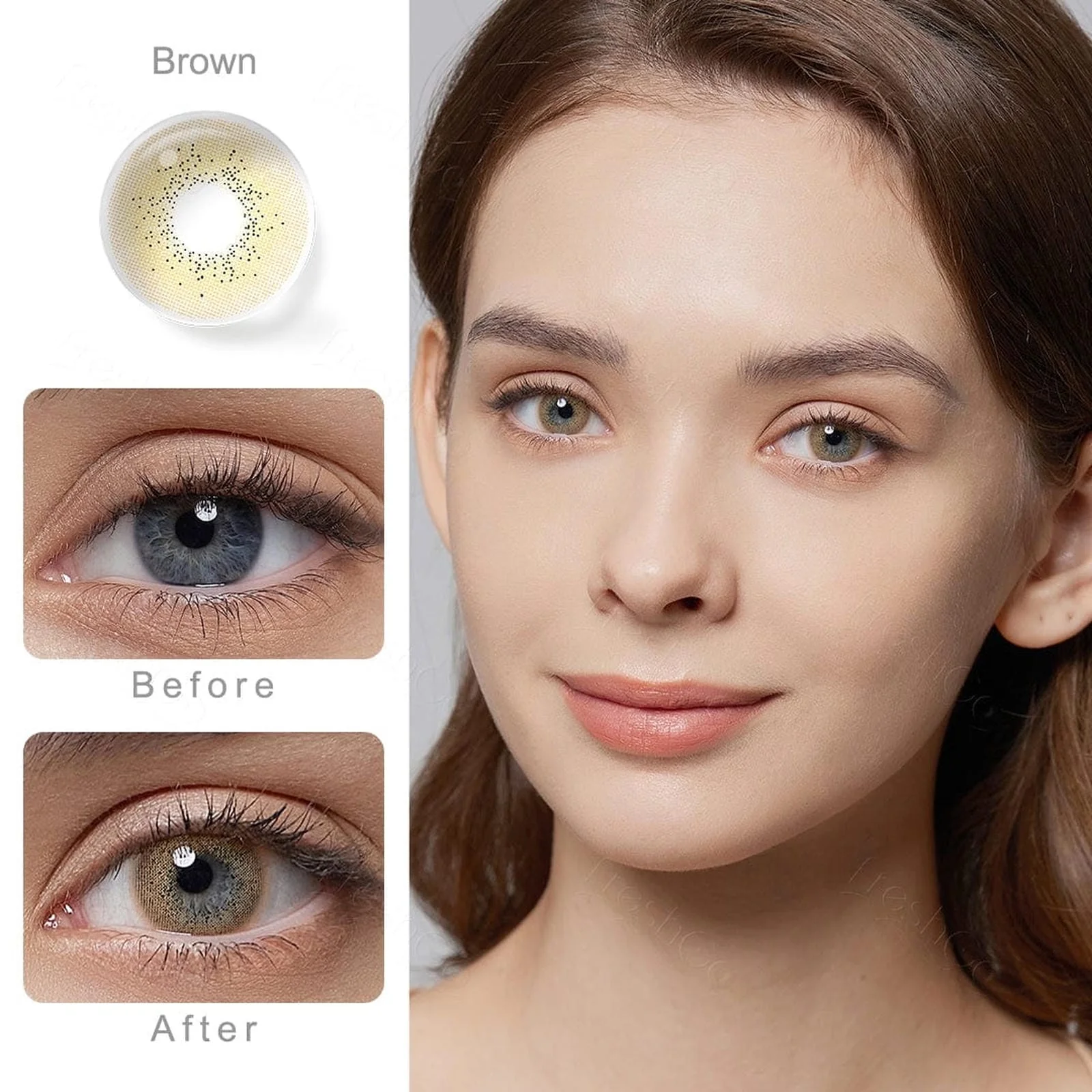 FreshGo - Ocean Brown Contact Lenses - Image 6