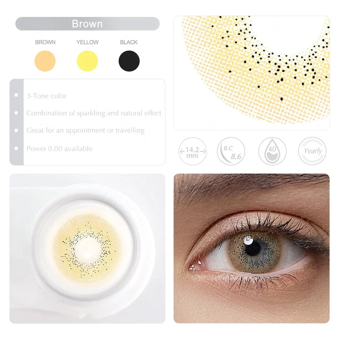FreshGo - Ocean Brown Contact Lenses - Image 7
