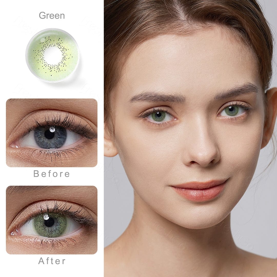 FreshGo - Ocean Green Coloured Contacts - Image 5
