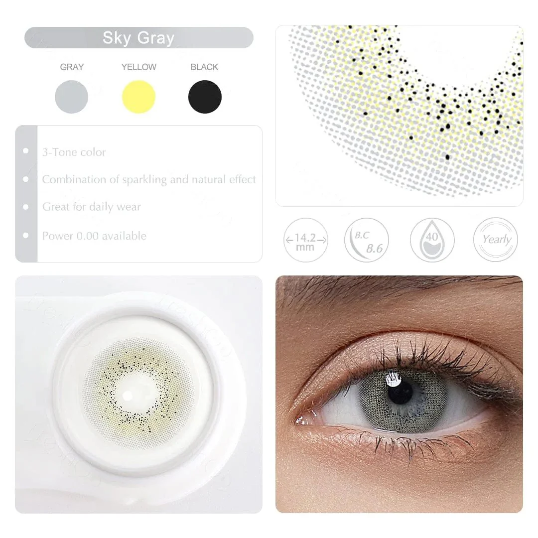 FreshGo - Ocean Sky Gray Coloured Contacts - Image 6