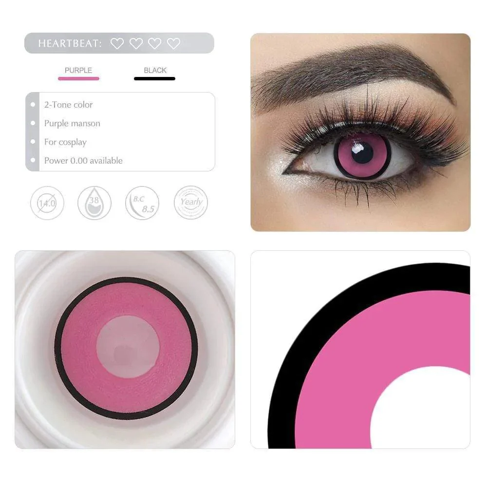 Pink Manson Halloween Contacts - Image 6