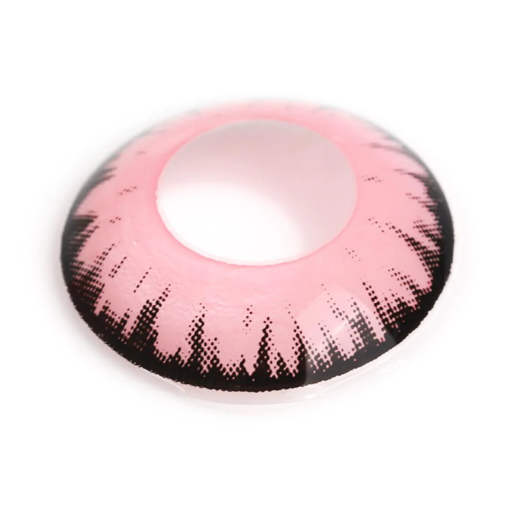 Pink Vampire Halloween Contacts - Image 7
